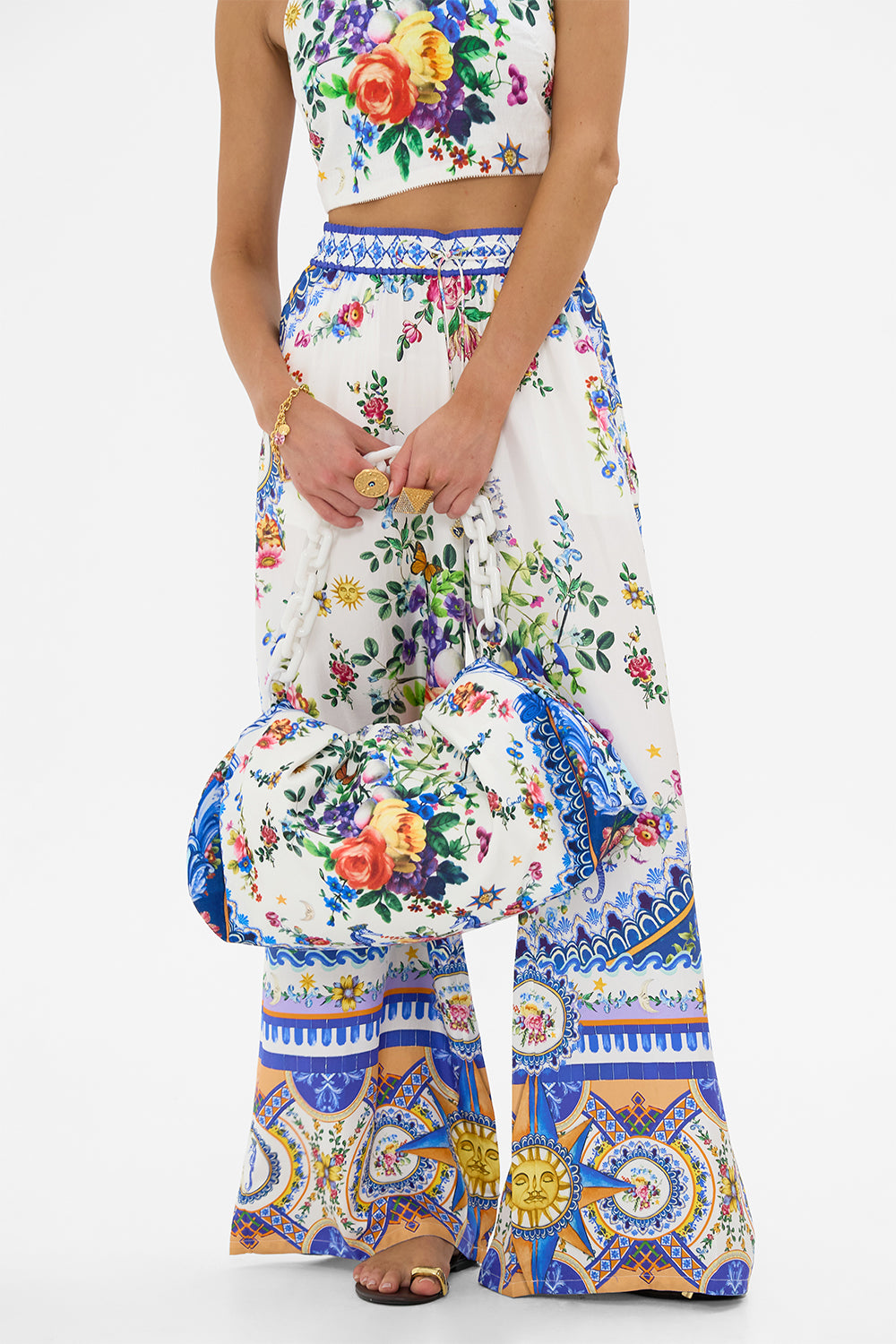 OVERSIZED CLUTCH WITH CHAIN TILES DARLS