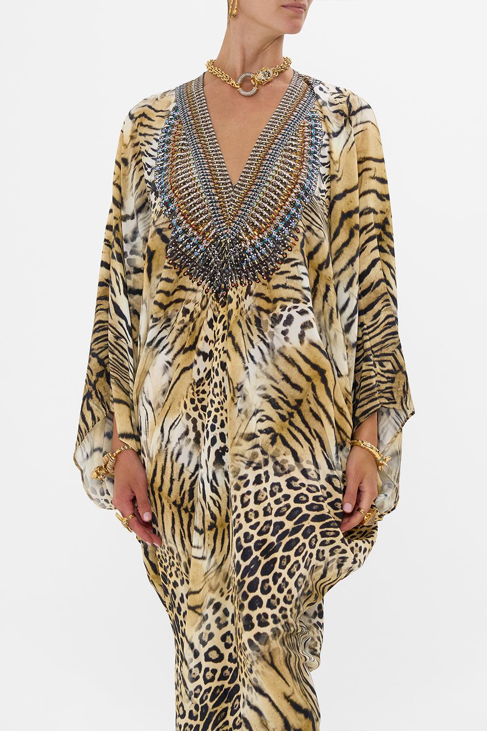T SHAPE LONG KAFTAN JAGUAR