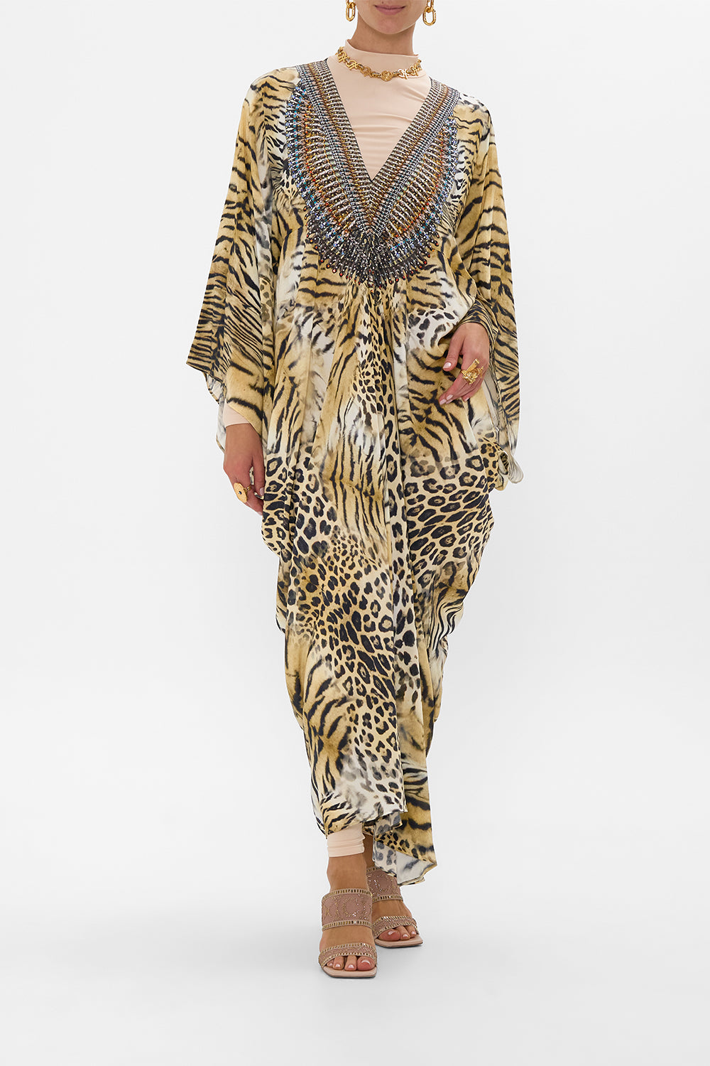 T SHAPE LONG KAFTAN JAGUAR