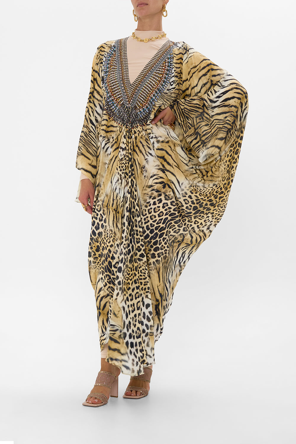 T SHAPE LONG KAFTAN JAGUAR