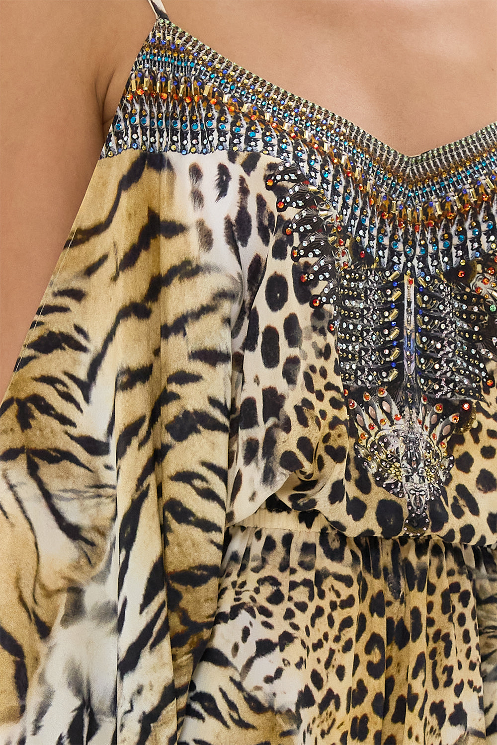 DROP SHOULDER PLAYSUIT JAGUAR