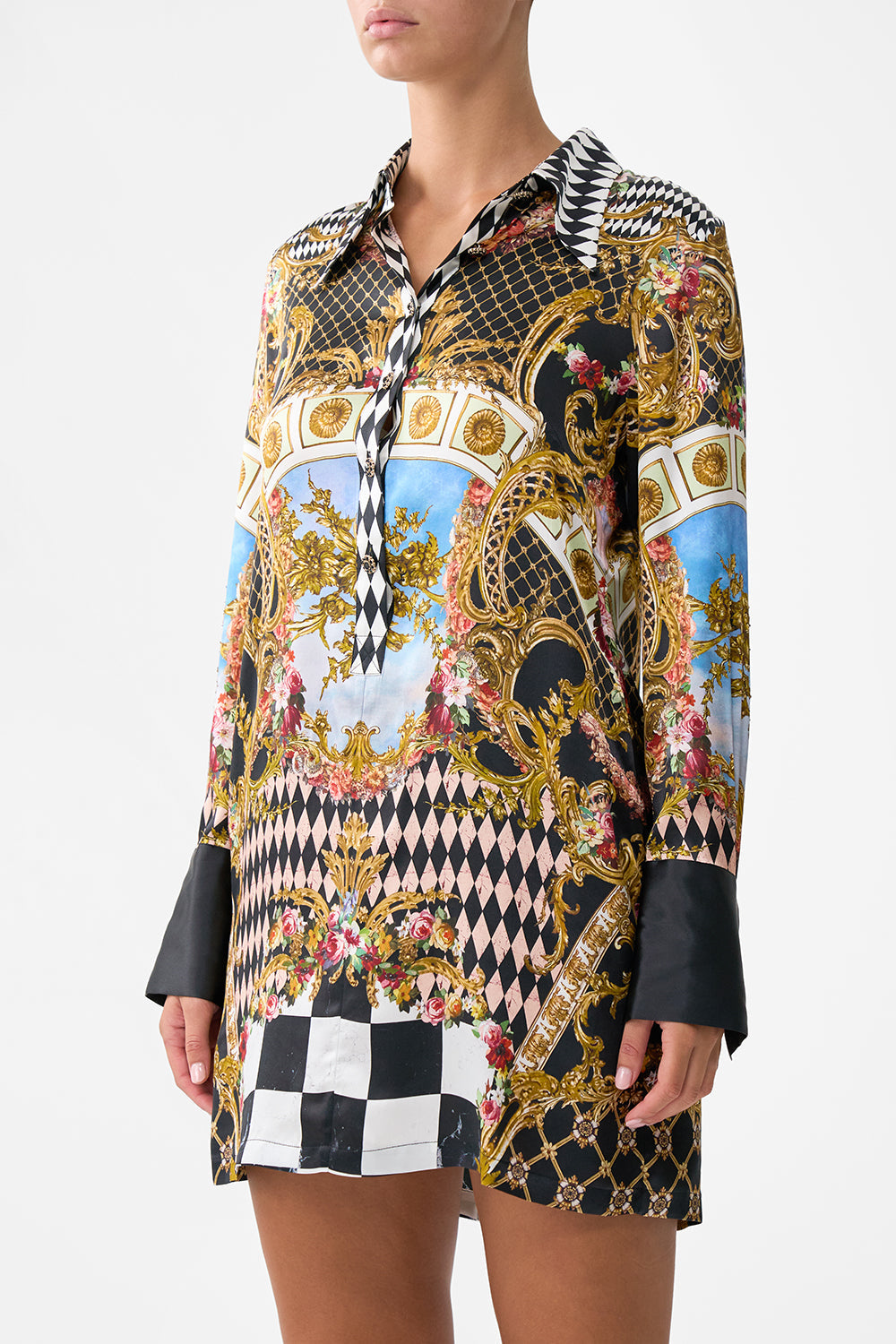 MINI SHIRT DRESS MONARCHY MANIA