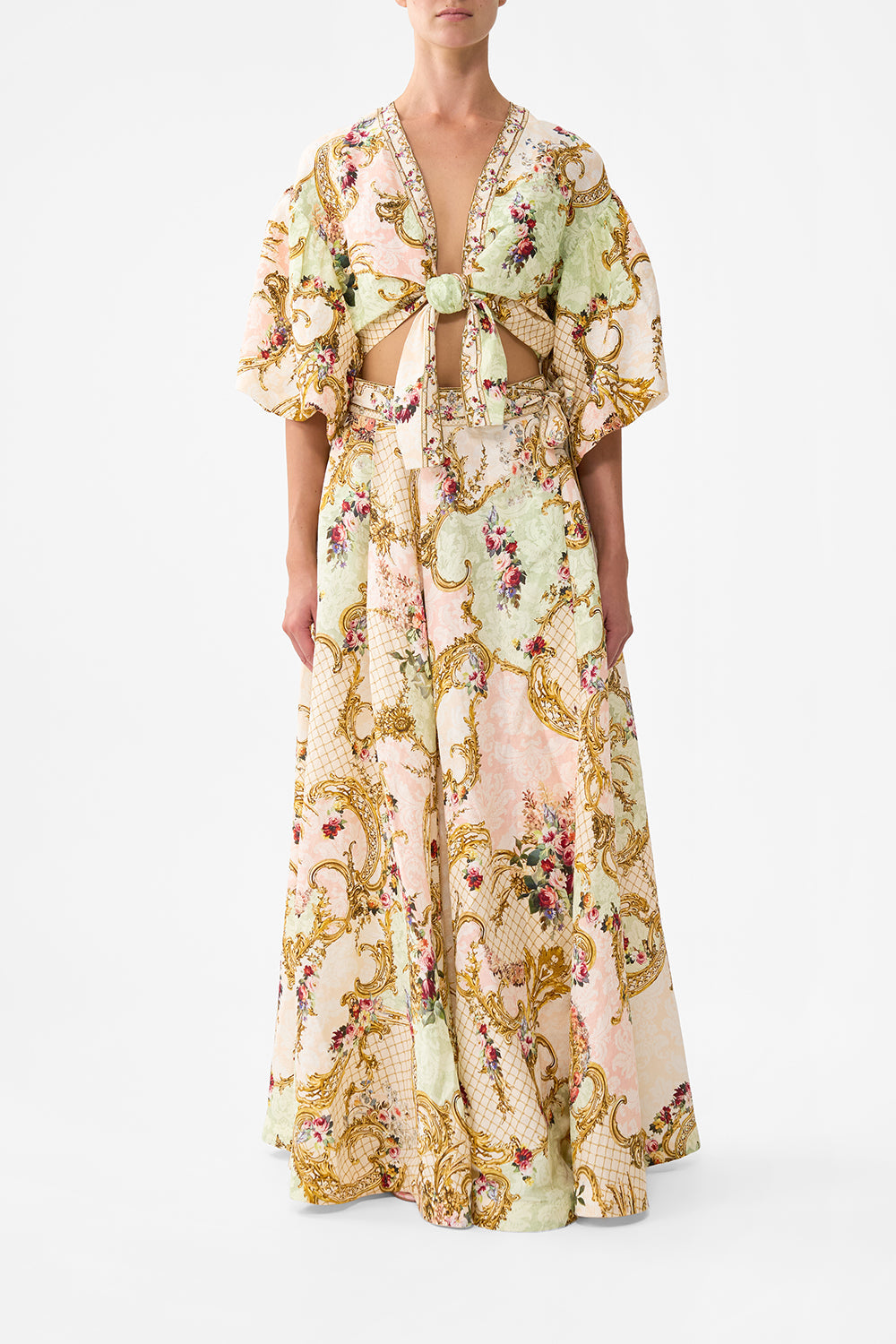 MAXI WRAP SKIRT THE QUEENS QUARTERS