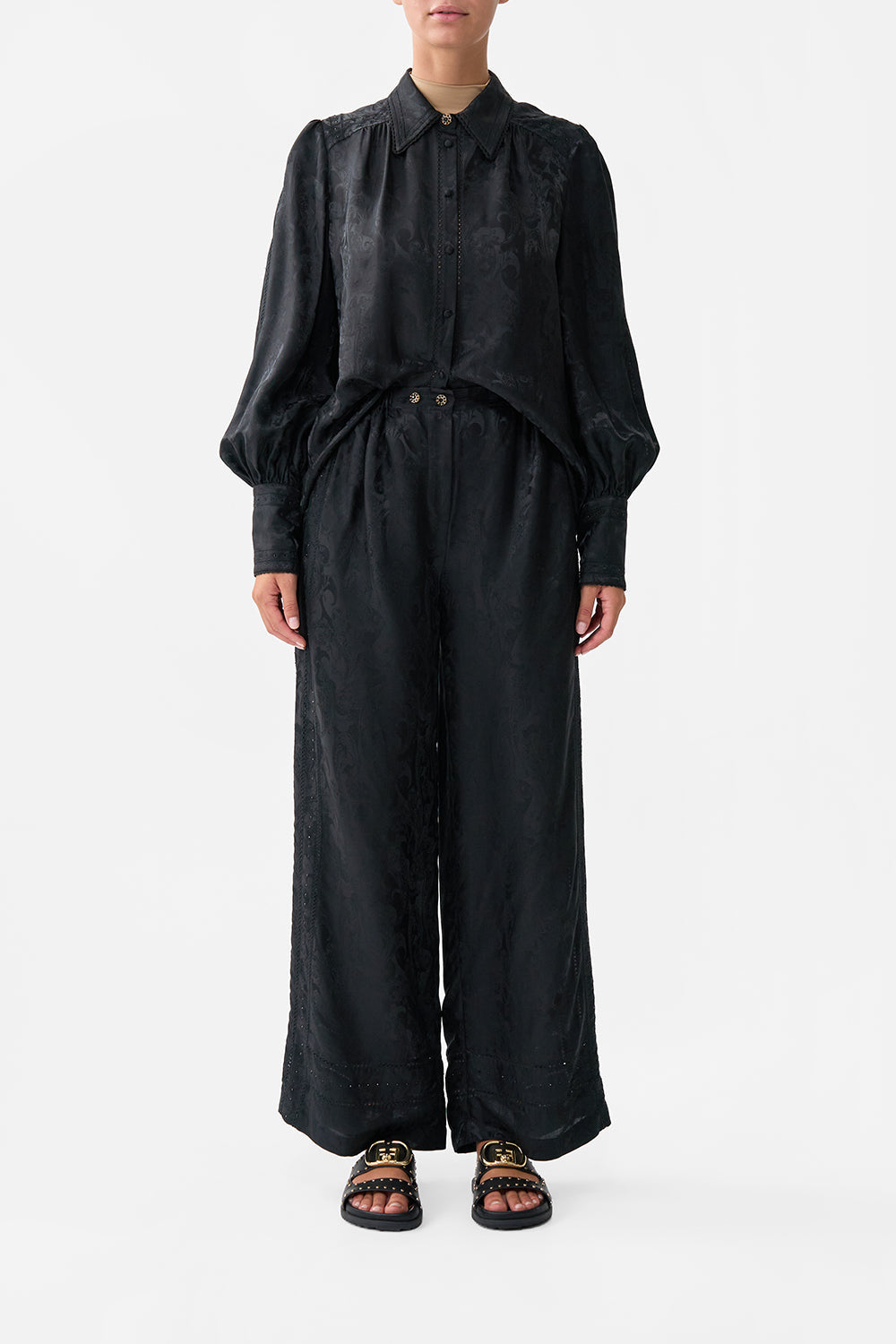 BUTTON FRONT LOUNGE PANT MONARCHY MANIA