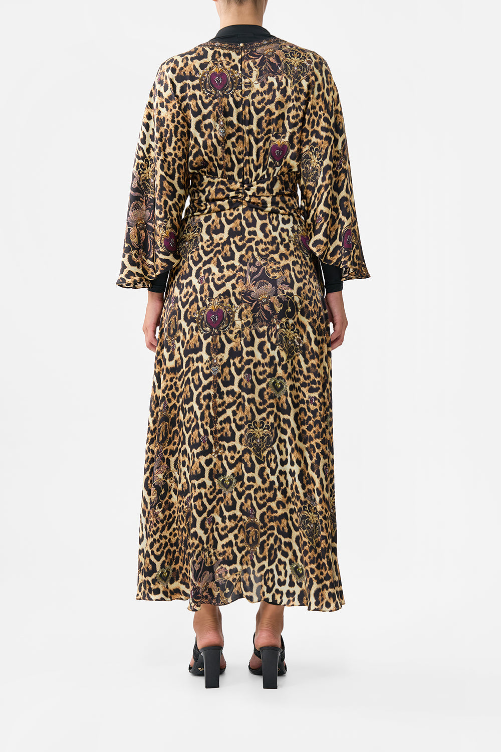 PETAL SLEEVE LONG DRESS SAINTS AND SISTERS