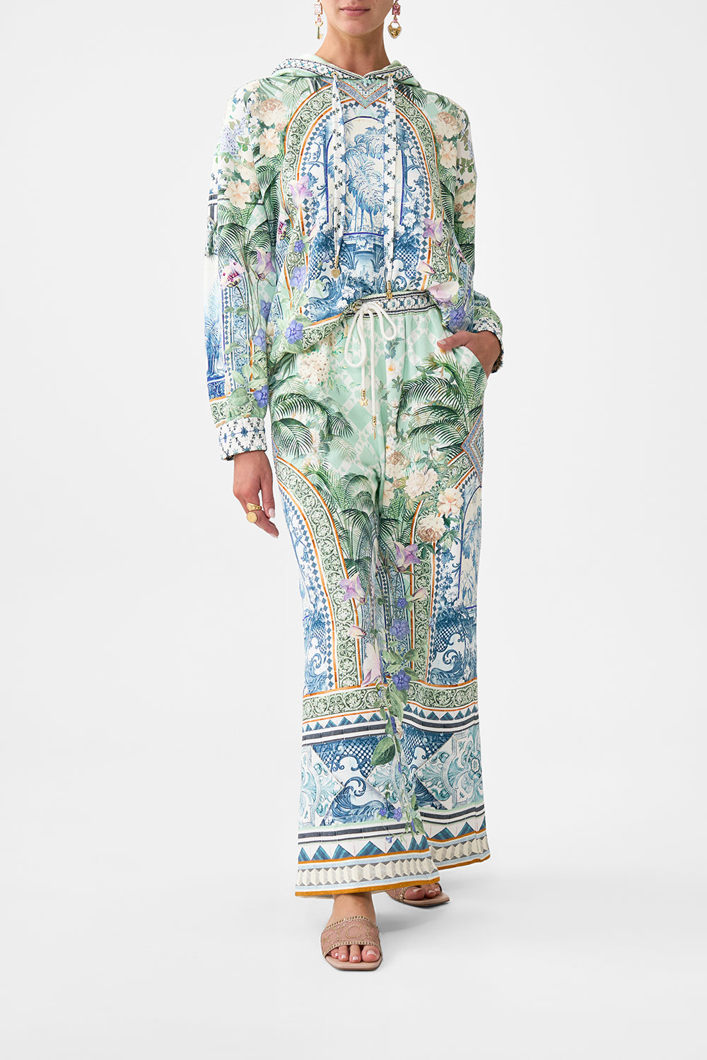 STRAIGHT LEG TRACK PANT JARDIM PARTY