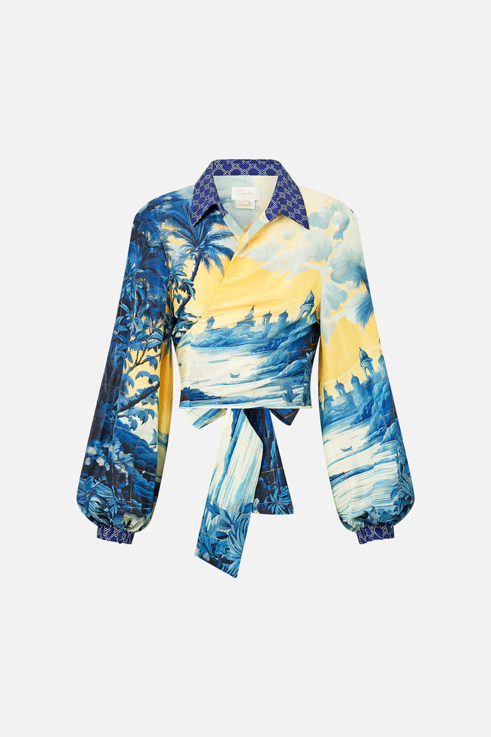 CROPPED WRAP SHIRT SONG OF SAINT ANTHONY