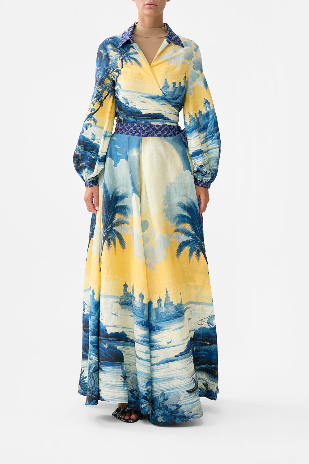 CROPPED WRAP SHIRT SONG OF SAINT ANTHONY