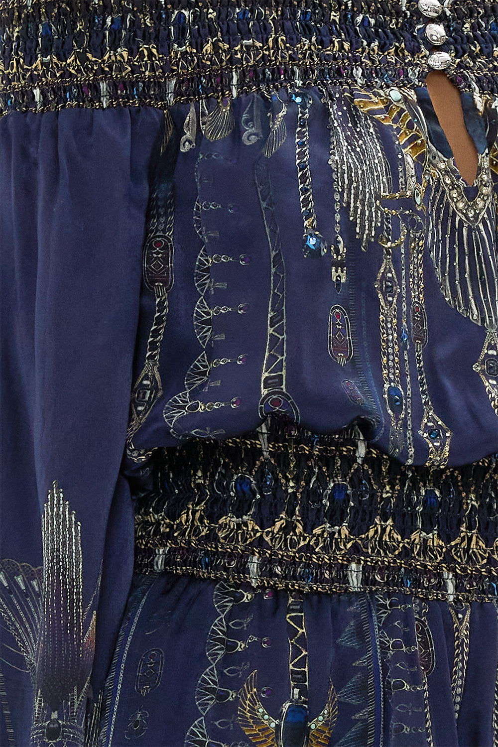 OFF SHOULDER SHORT DRESS THE EGYPT EFFECT