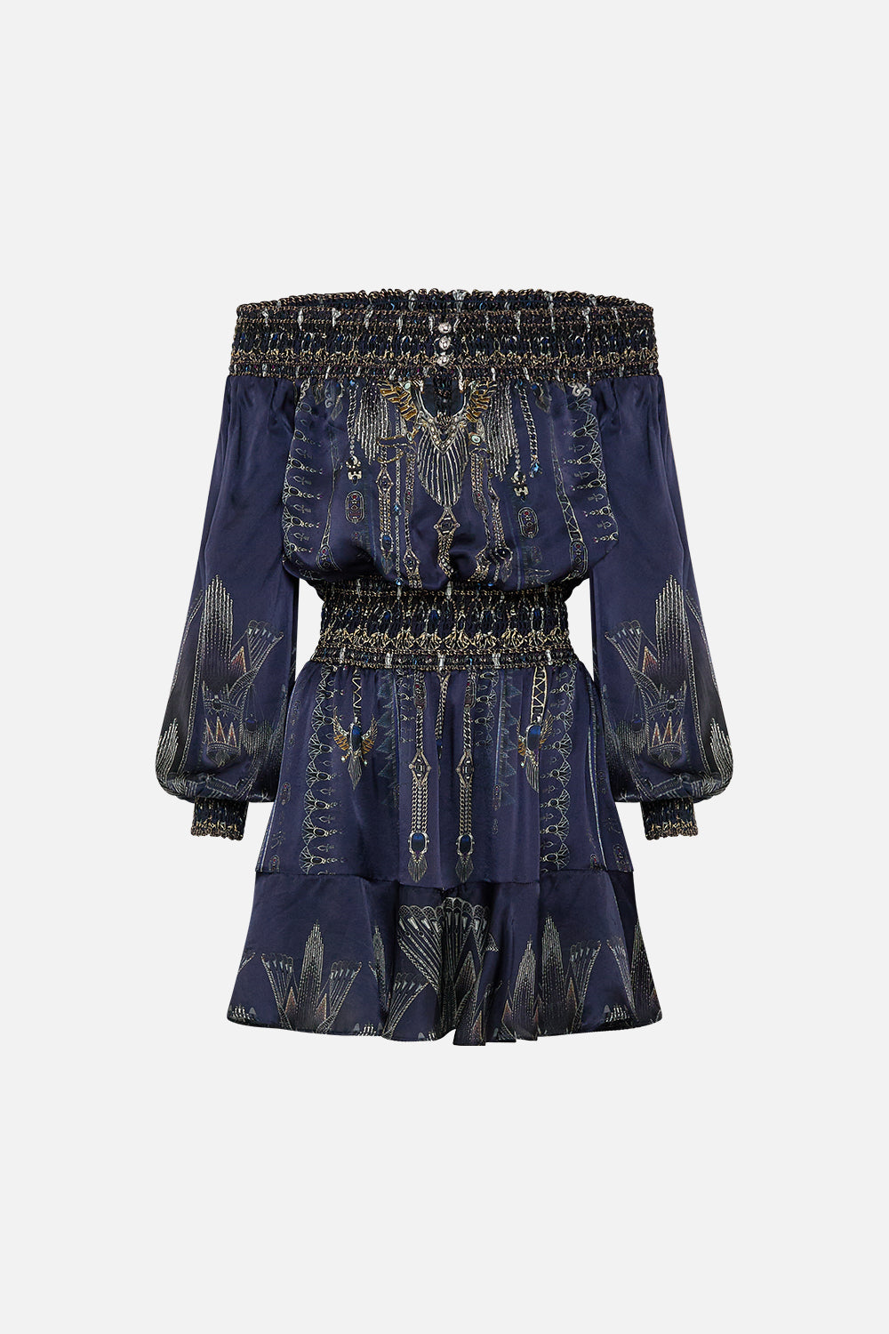 OFF SHOULDER SHORT DRESS THE EGYPT EFFECT