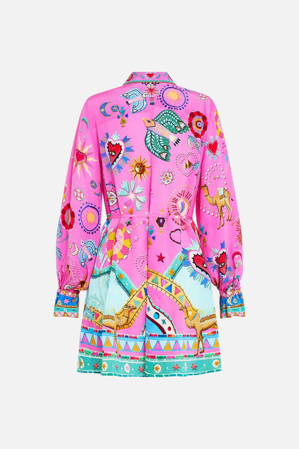 SHIFT SHIRT DRESS RAINBOW ROADS