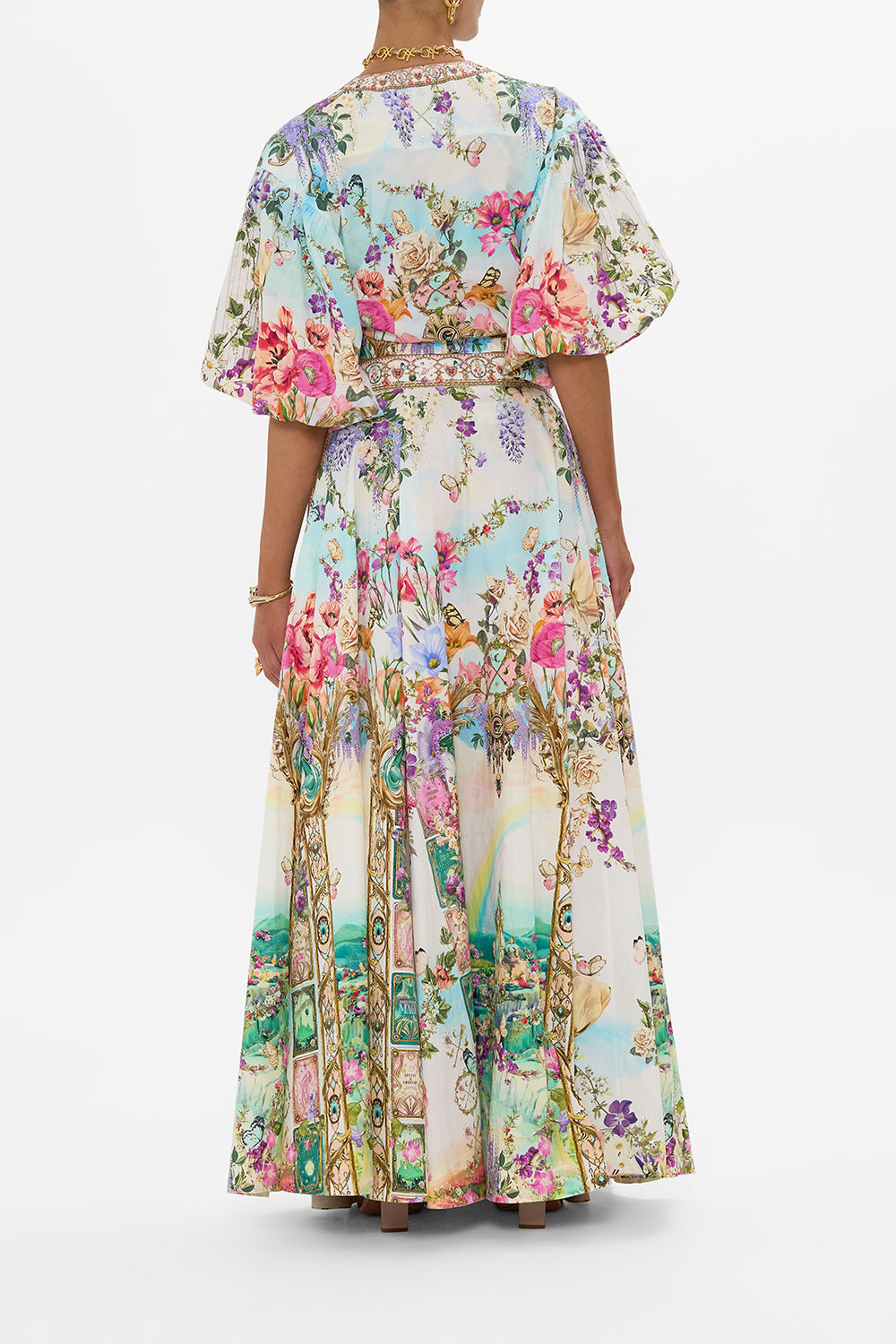 TIE FRONT PUFF SLEEVE TOP MUNCHKINLAND