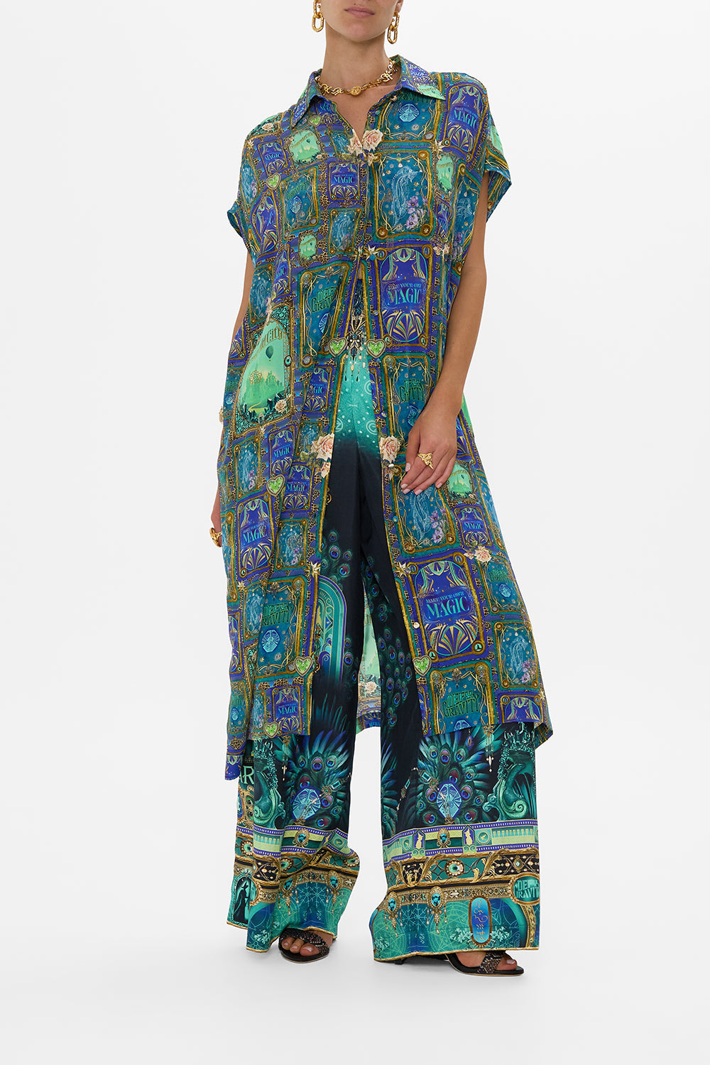 SLEEVELESS SHIRTDRESS DEFY GRAVITY