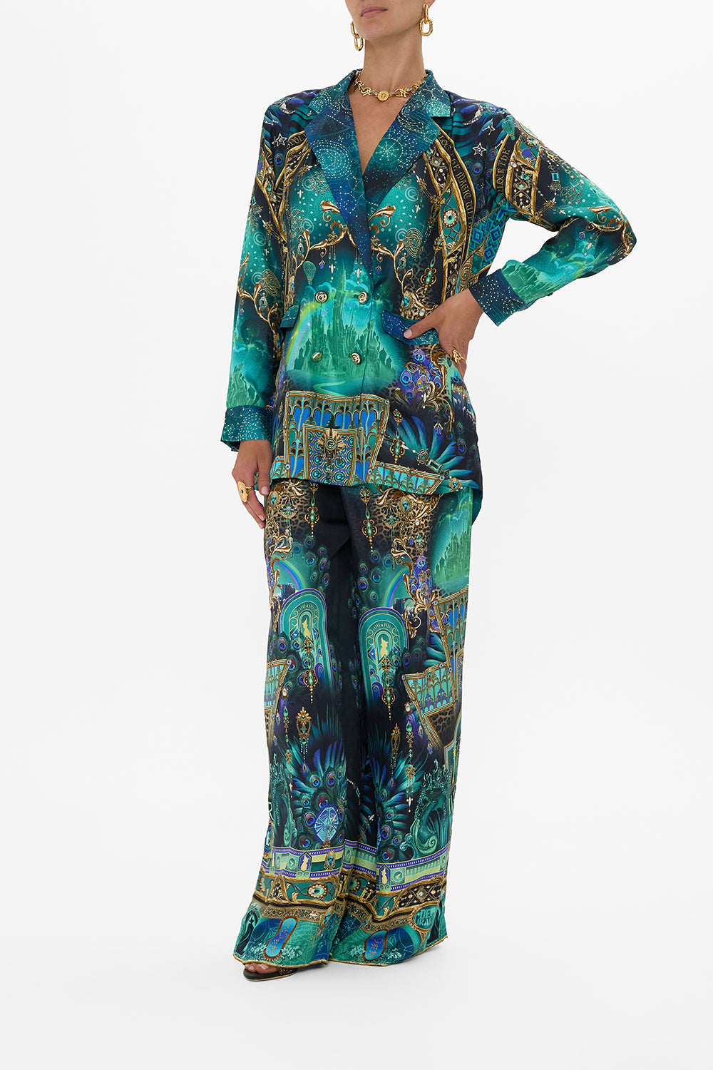 DOUBLE BREASTED SOFT JACKET DEFY GRAVITY