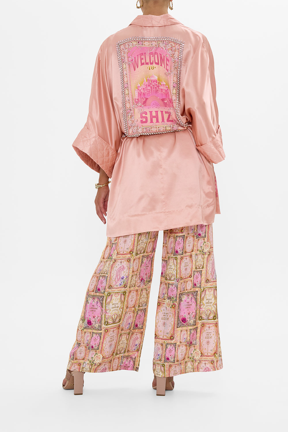 ROBE WITH NARROW COLLAR TOTALLY OZMOPOLITAN