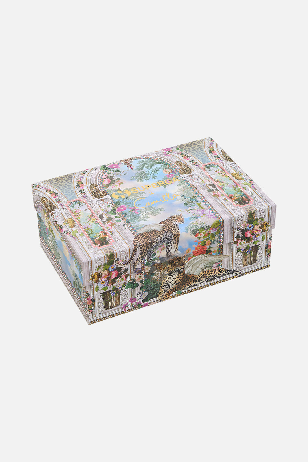 CAMILLA x Superga 2740 in We Always Have Alexandria print.