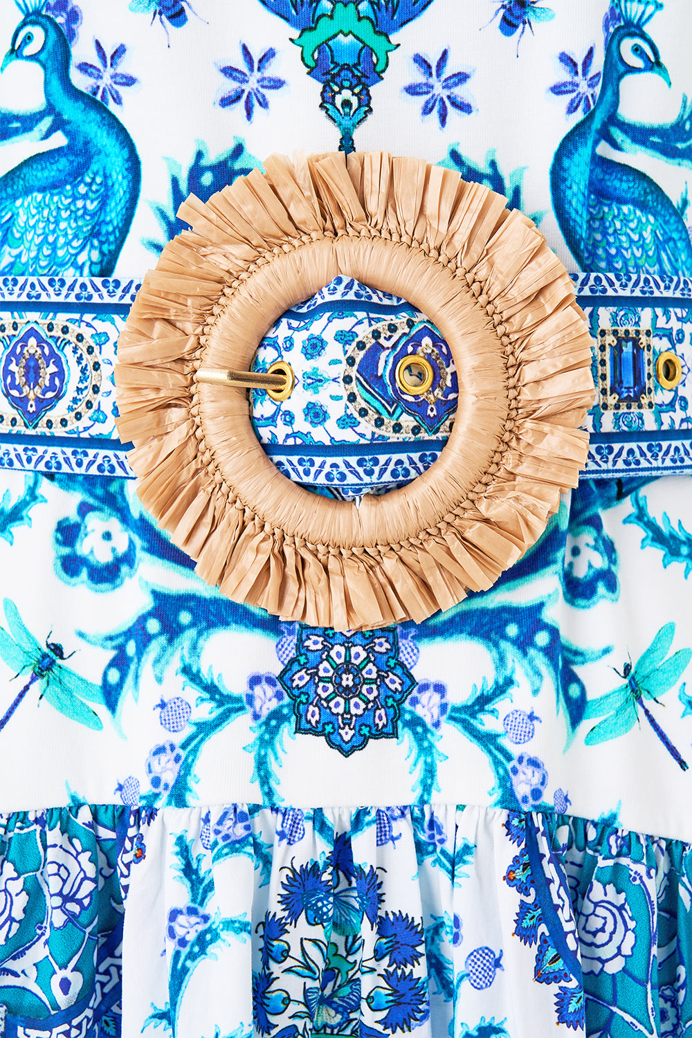 JERSEY TANK DRESS WITH CONTRAST SKIRT ISNIK LULLABY