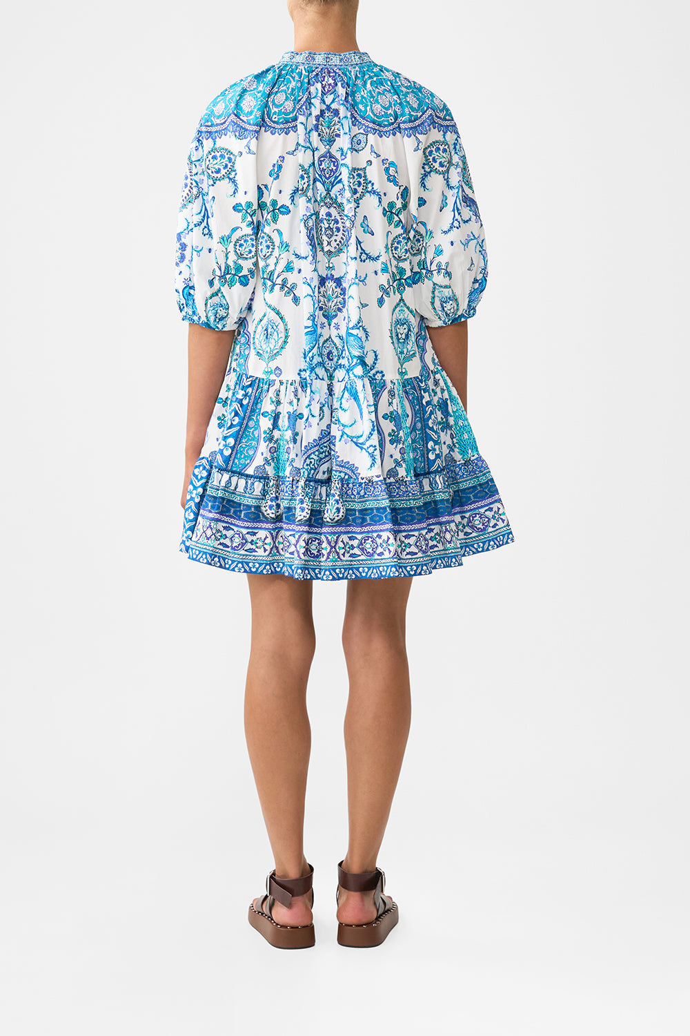 PUFF SLEEVE SHIRT DRESS ISNIK LULLABY