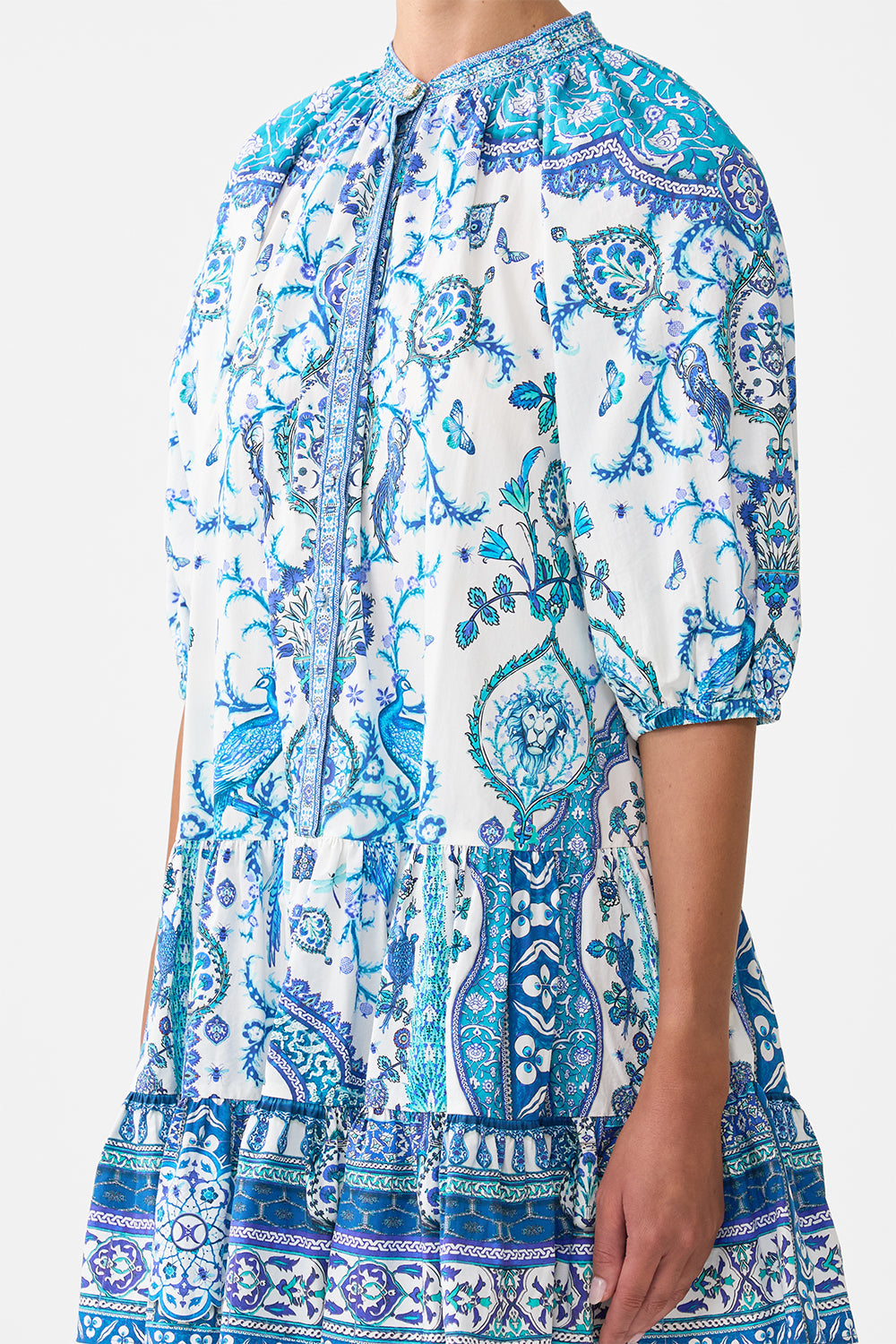 PUFF SLEEVE SHIRT DRESS ISNIK LULLABY