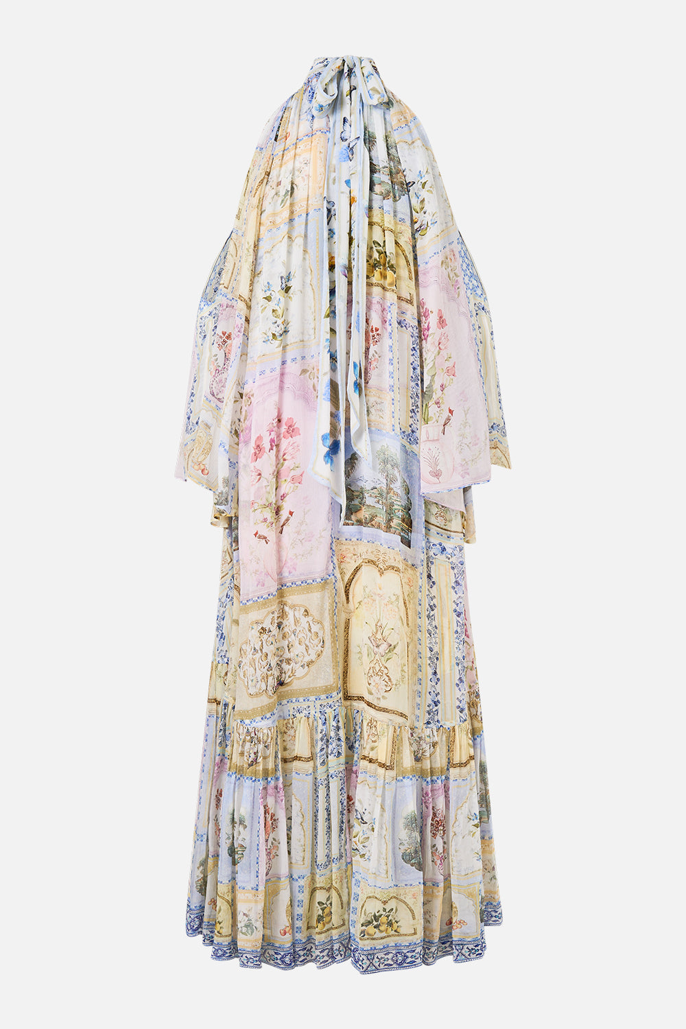 COLD SHOULDER LONG DRESS BOTANICAL BALLADS