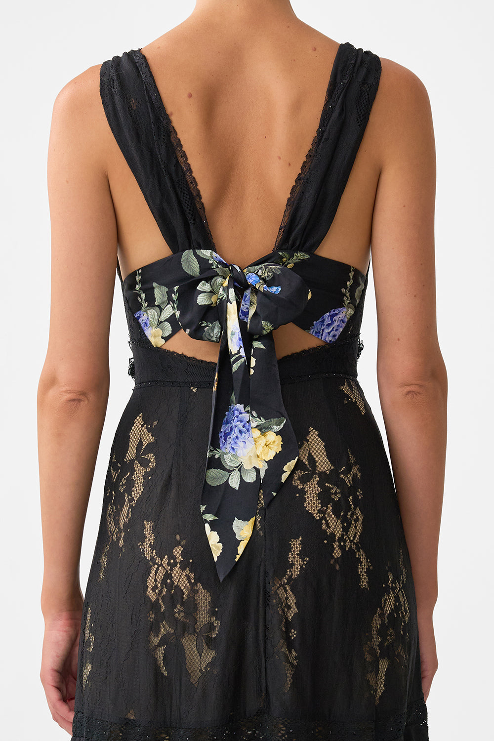 TIERED RUFFLE HEM DRESS OTTOMAN ELEGANCE