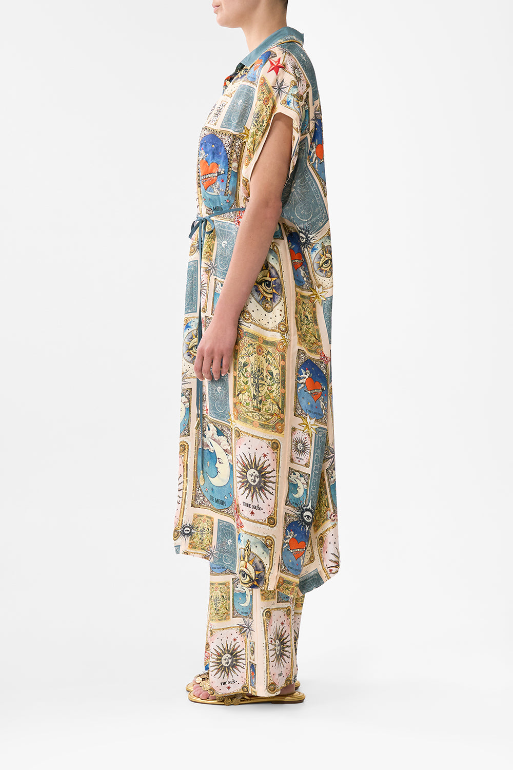 SLEEVELESS SHIRTDRESS MY LUCKY STARS