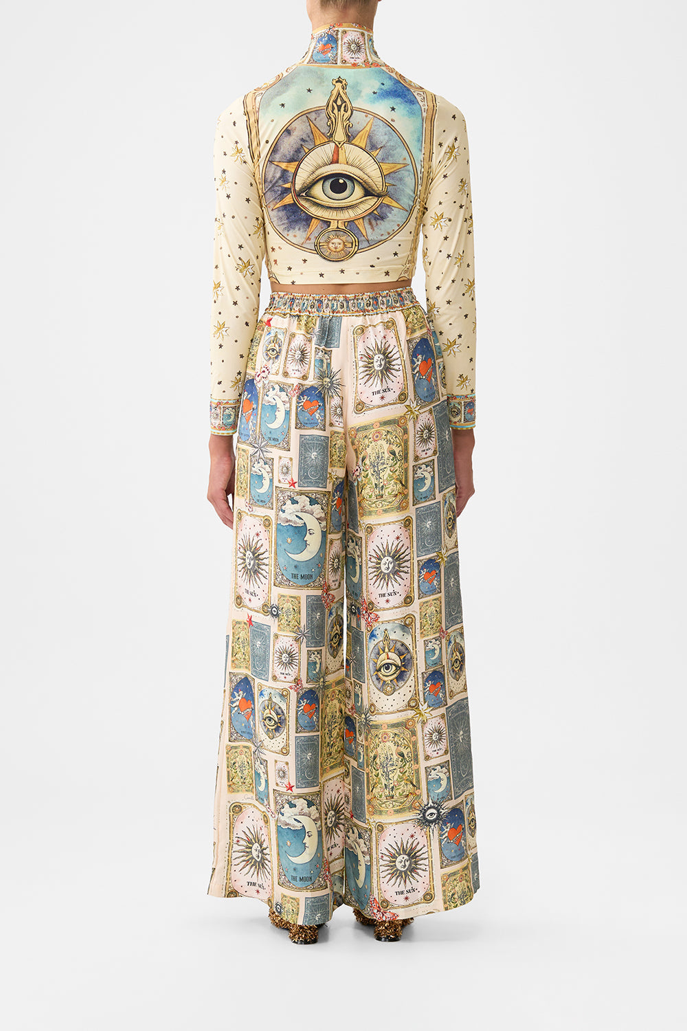 CROPPED JERSEY TURTLENECK MY LUCKY STARS