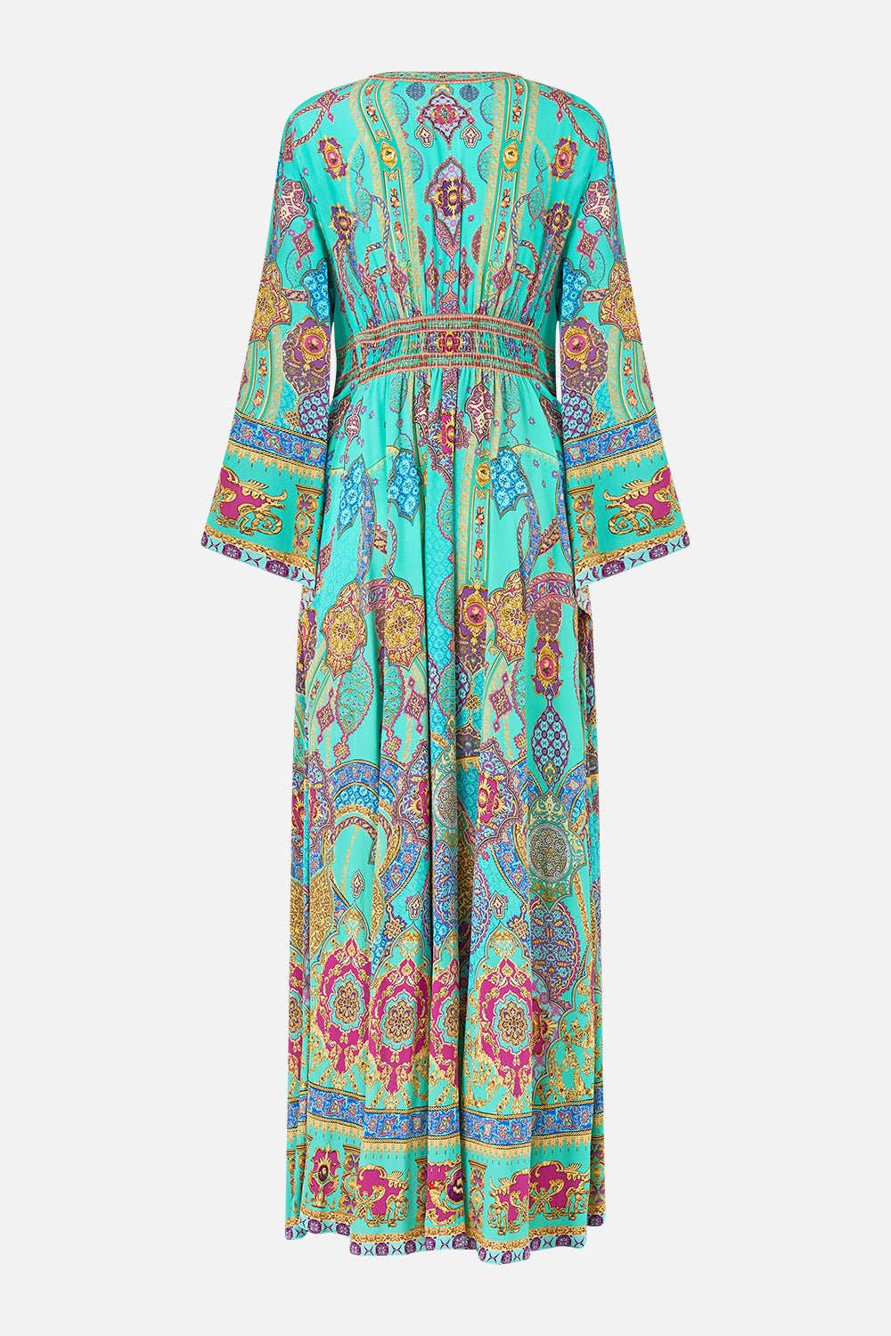 KIMONO SLEEVE DRESS WITH SHIRRING DETAIL THE CONCUBINES CORRIDOR