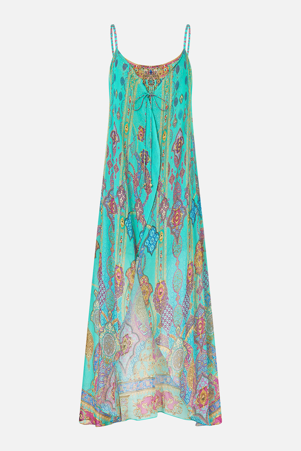 MINI DRESS WITH LONG OVERLAY THE CONCUBINES CORRIDOR