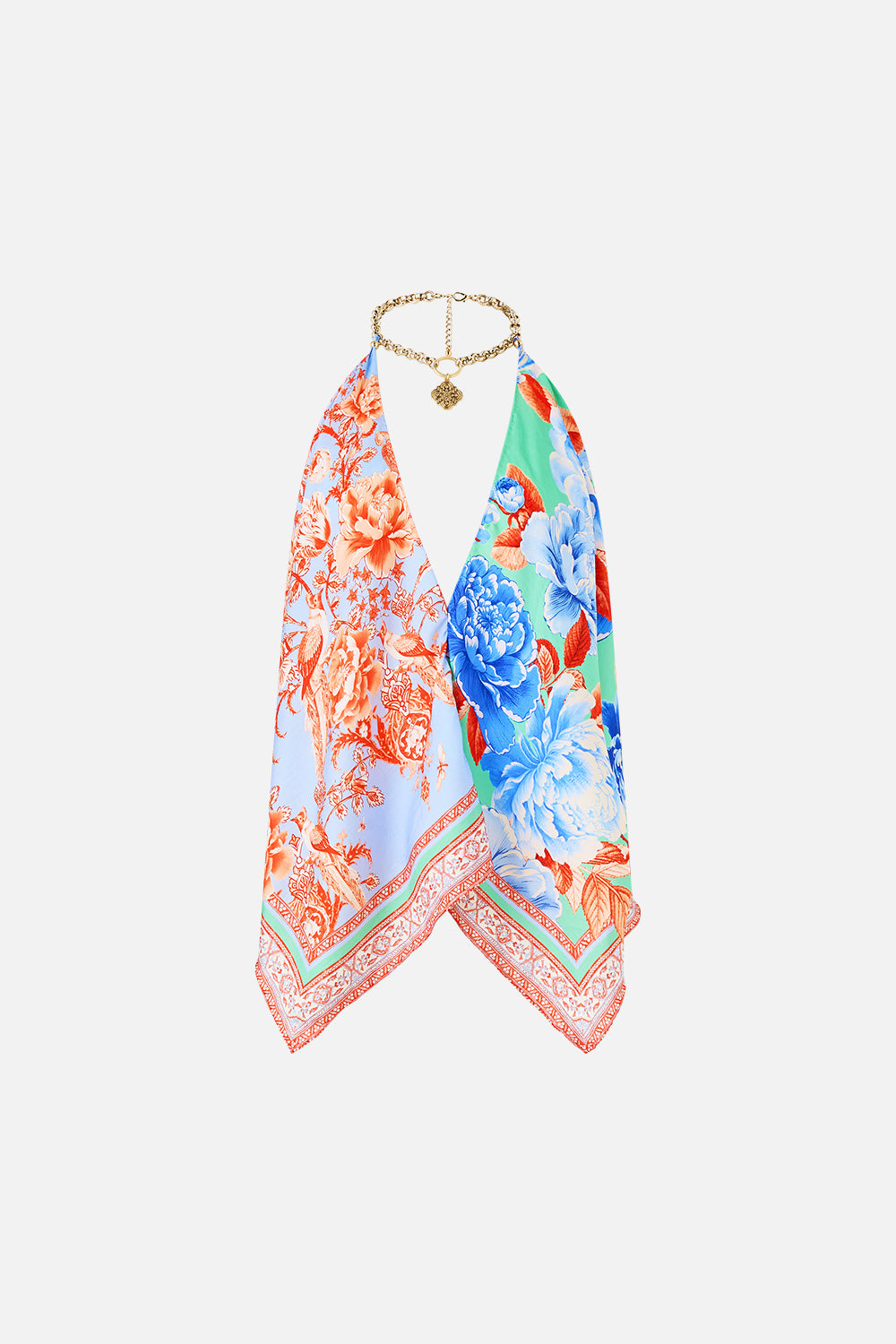 KNOTTED SCARF TOP TOPKAPI POP