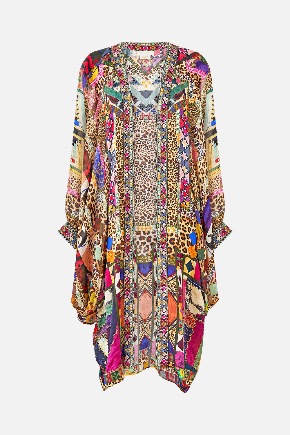 DRAMATIC SLEEVE COCOON LAYER EMBROIDERED EVER AFTER