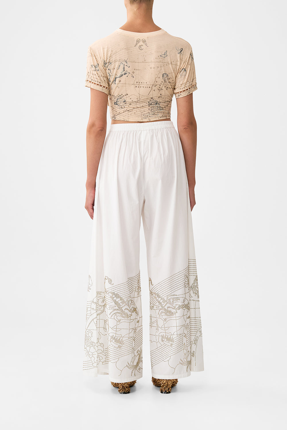 JERSEY T-SHIRT WITH HARDWARE HOUSE OF HOROSCOPES