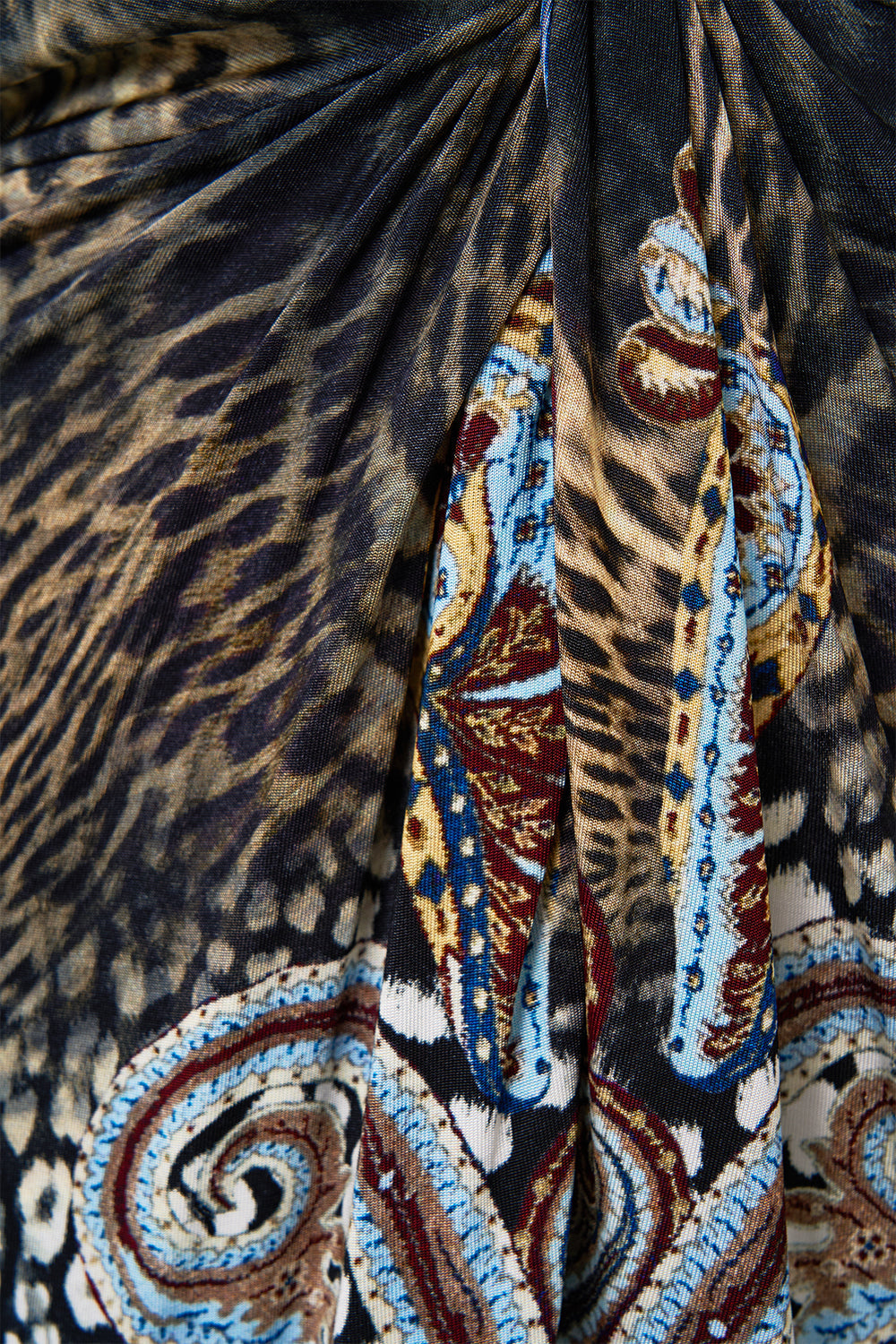 TWIST FRONT DRESS ISTANBUL ANIMALIA