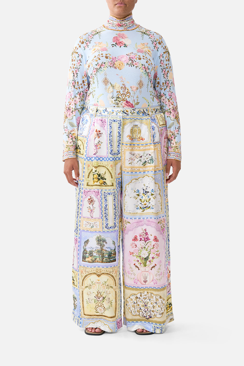 JERSEY TURTLENECK TILED IN TIME