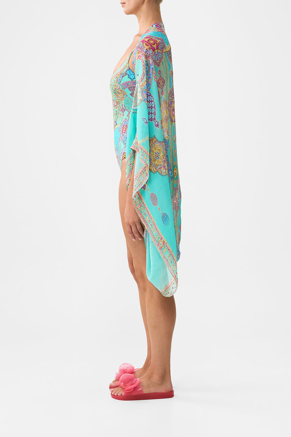 SILK CHIFFON SHRUG THE CONCUBINES CORRIDOR