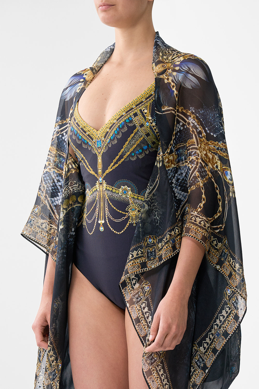 SILK CHIFFON SHRUG SONG OF THE SOLSTICE