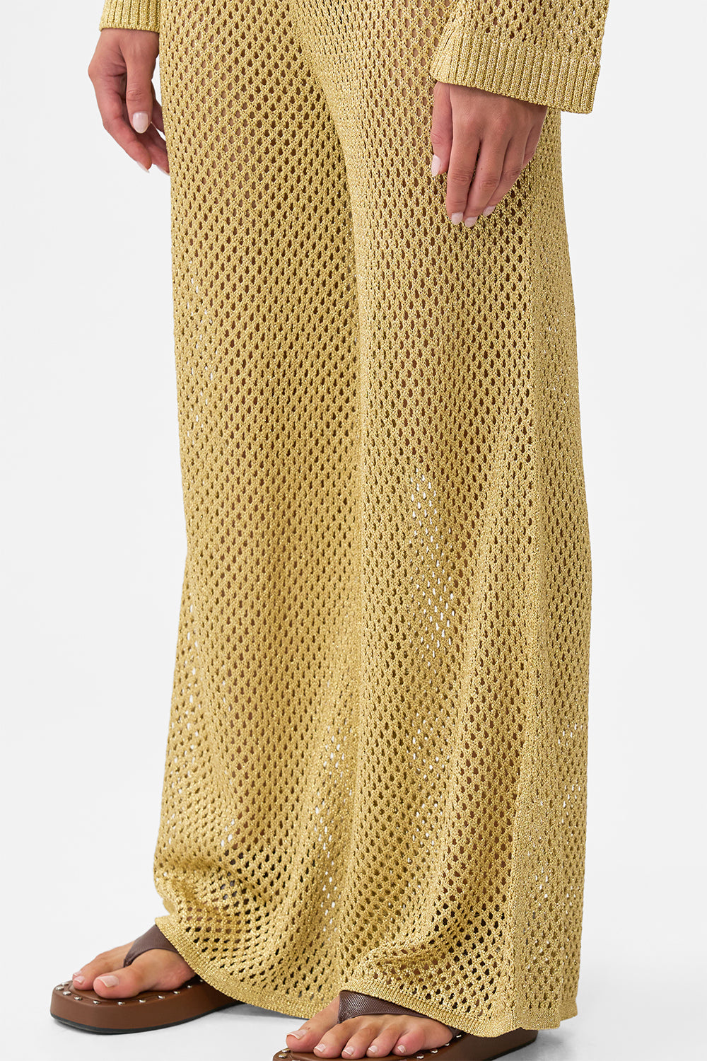 WIDE FLARE KNIT PANT OTTOMAN DYNASTY
