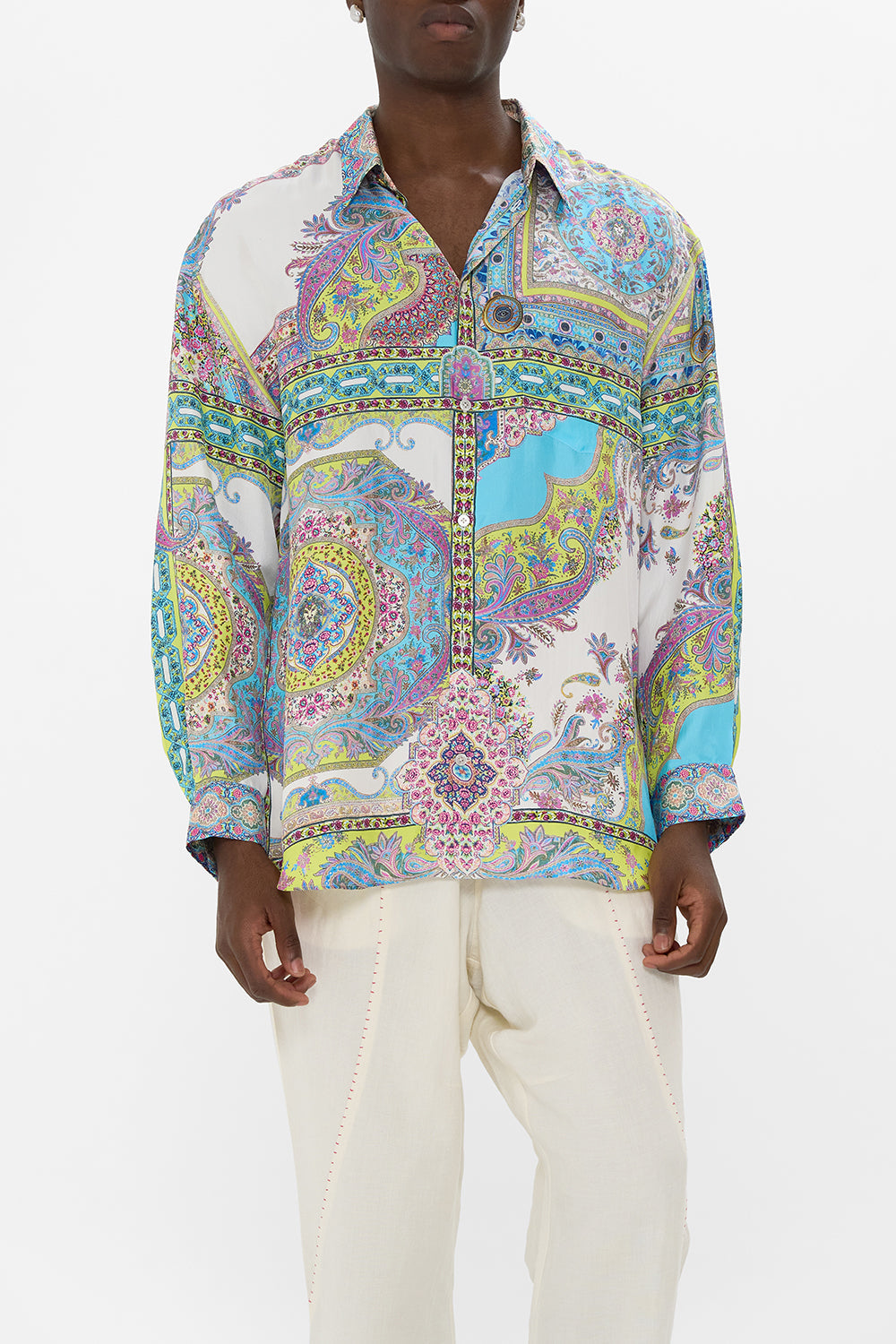LONG SLEEVE OVERSIZED SHIRT MAGIC CARPET RIDE