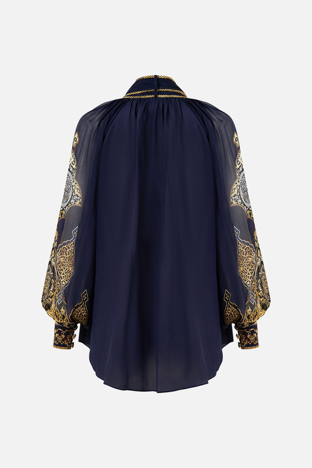 DETACHABLE PUSSY BOW RAGLAN BLOUSE THE IMPERIAL GATE