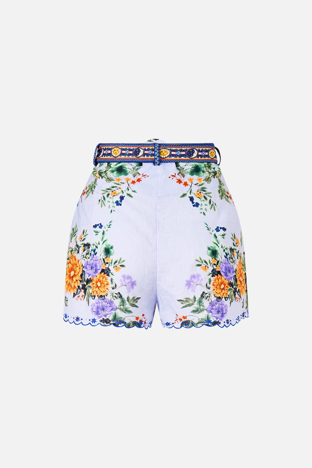 The CAMILLA Tuck Front Short in our Luscious In Lisbon print.