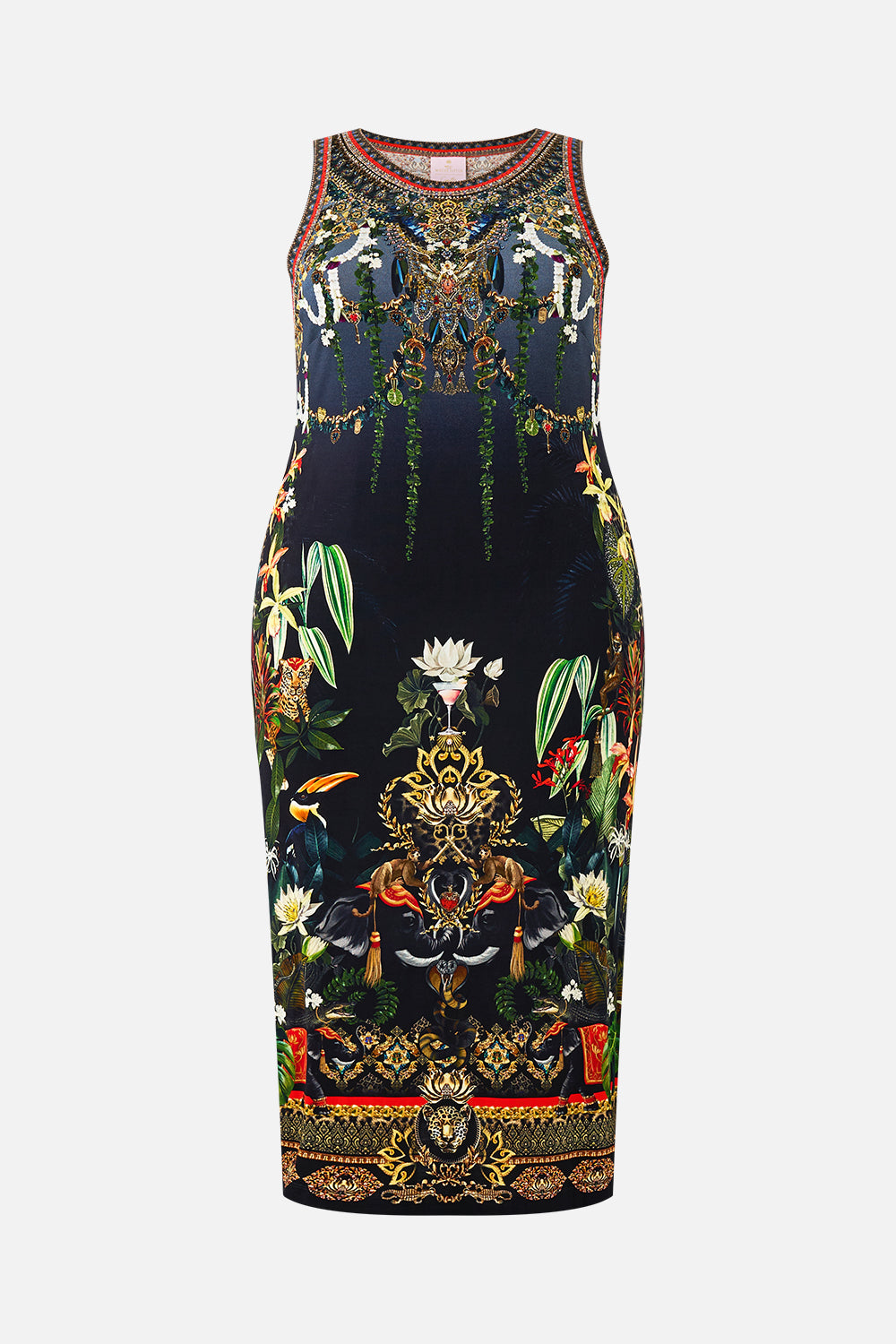 JERSEY TANK DRESS READY FOR MY WELCOME DRINK