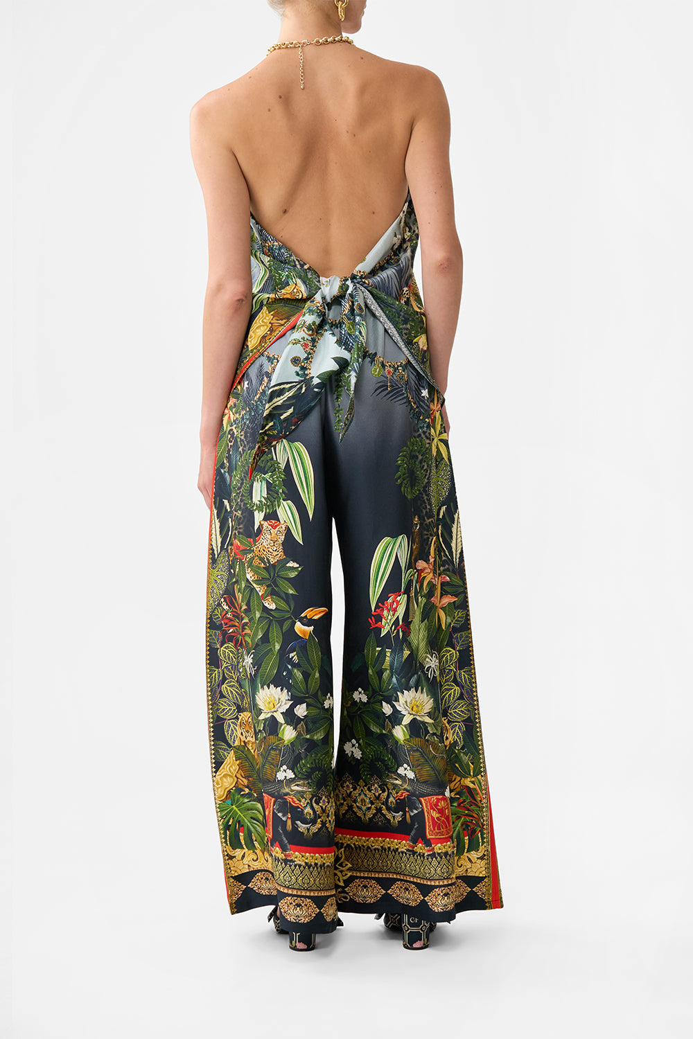 KNOTTED SCARF TOP READY FOR MY WELCOME DRINK