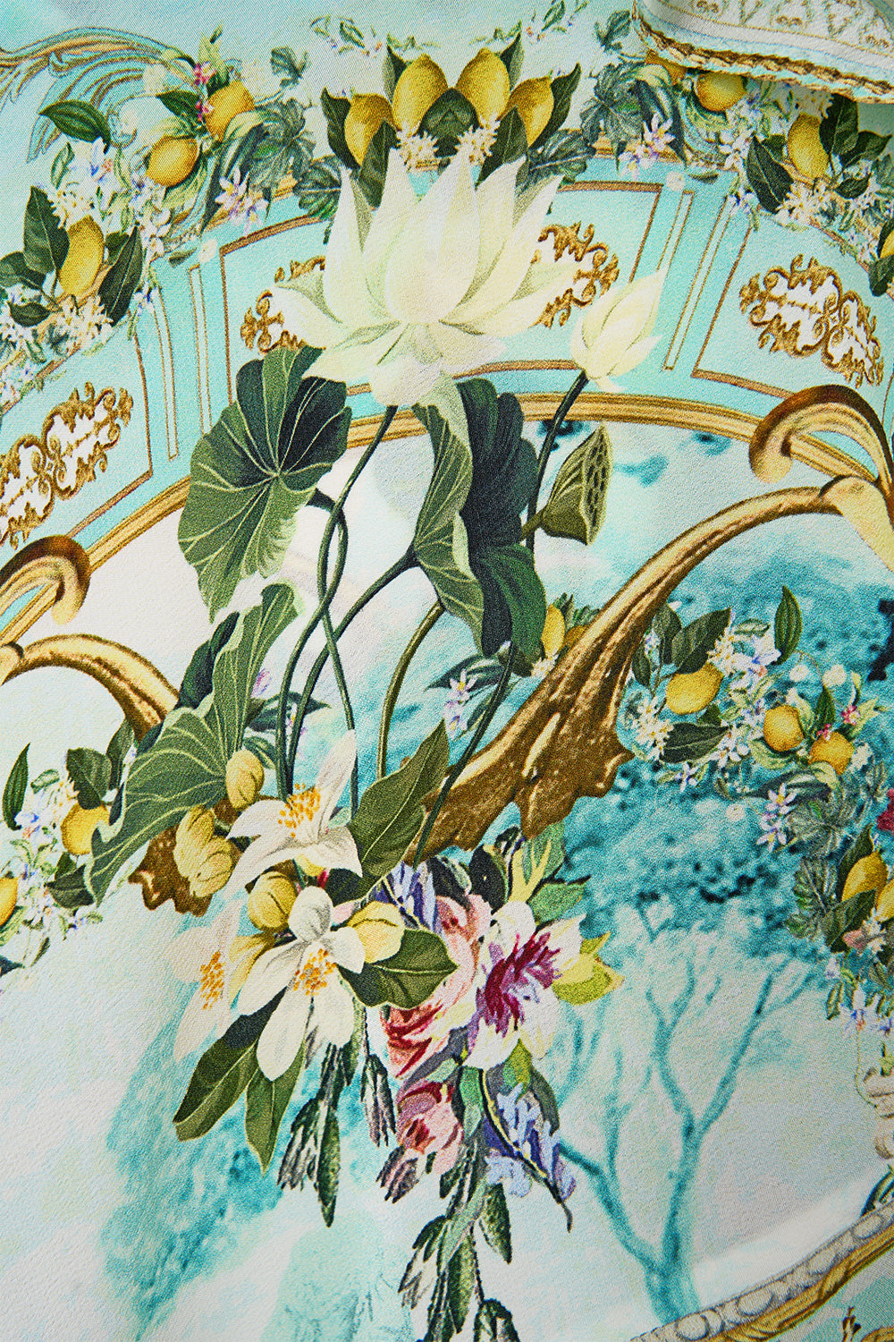 FRILL SLEEVE LONG DRESS VENUS ON A VESPA