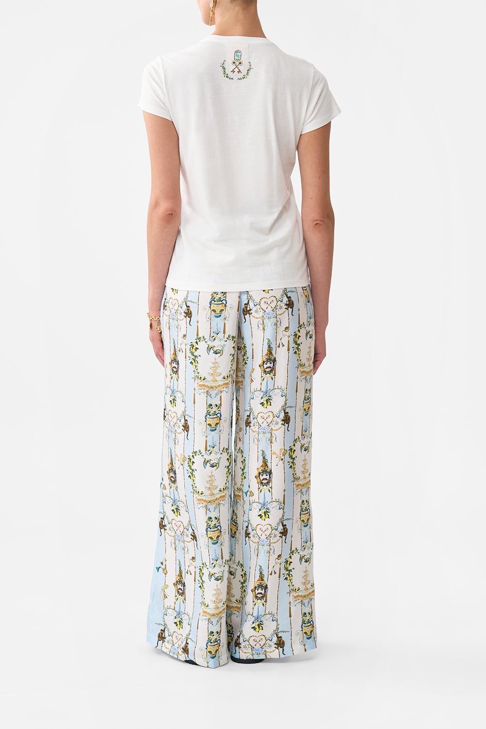 SLIM FIT ROUND NECK T-SHIRT VENUS ON A VESPA