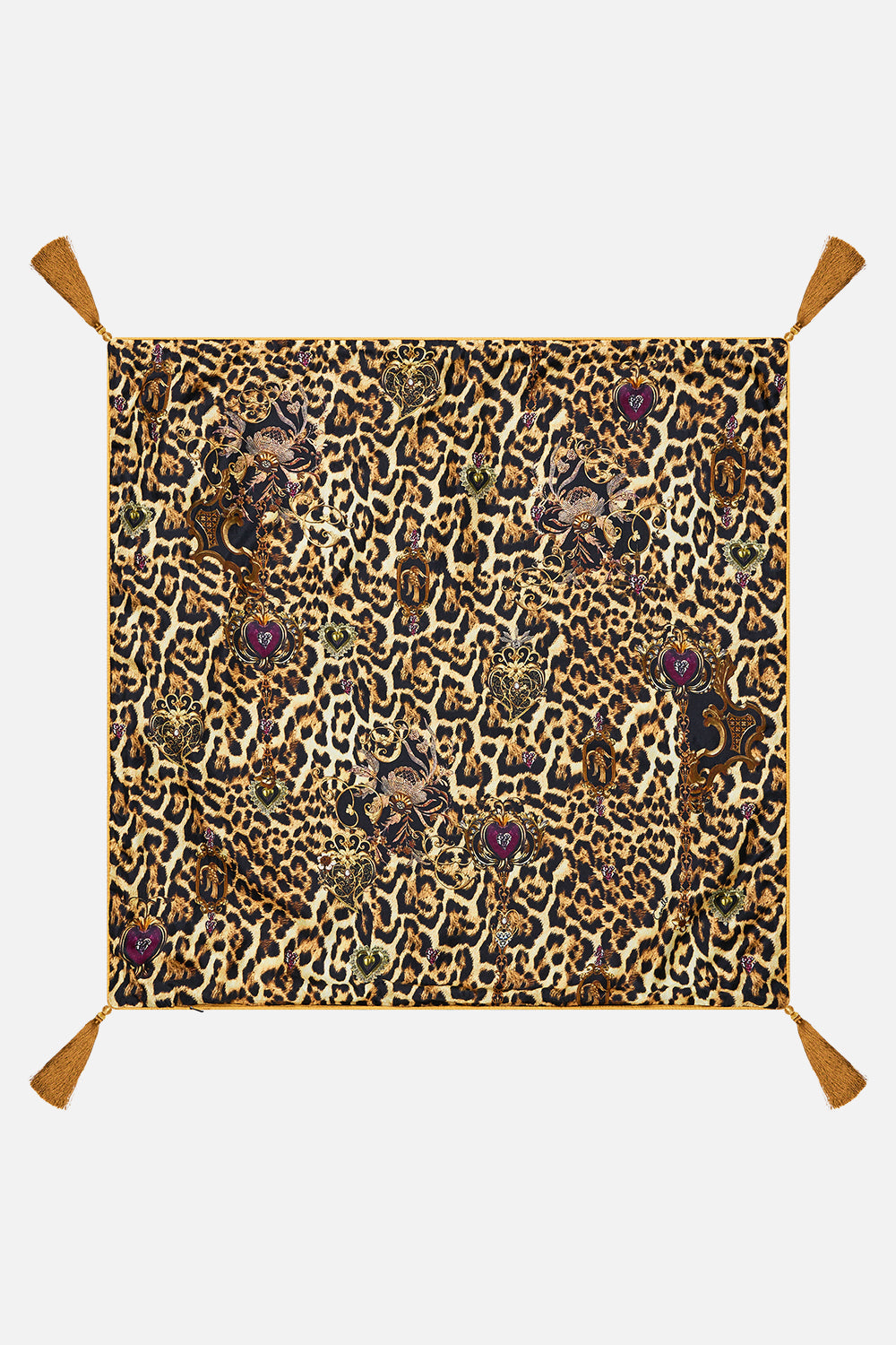 LARGE SQUARE CUSHION BAROQUE AROUND THE CLOCK