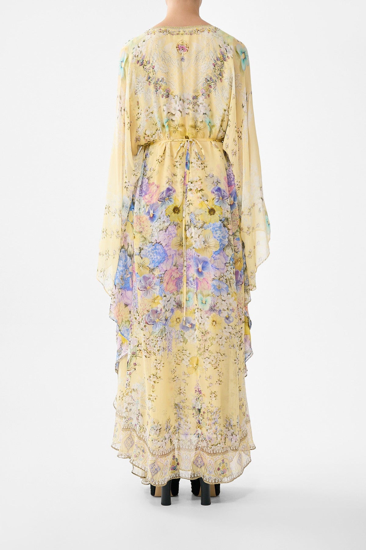 LONG KAFTAN WITH WAIST DETAIL DARLING BUDS