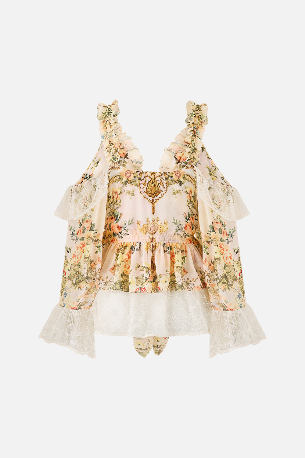 COLD SHOULDER RUFFLE TOP TWILIGHT IN ISTANBUL