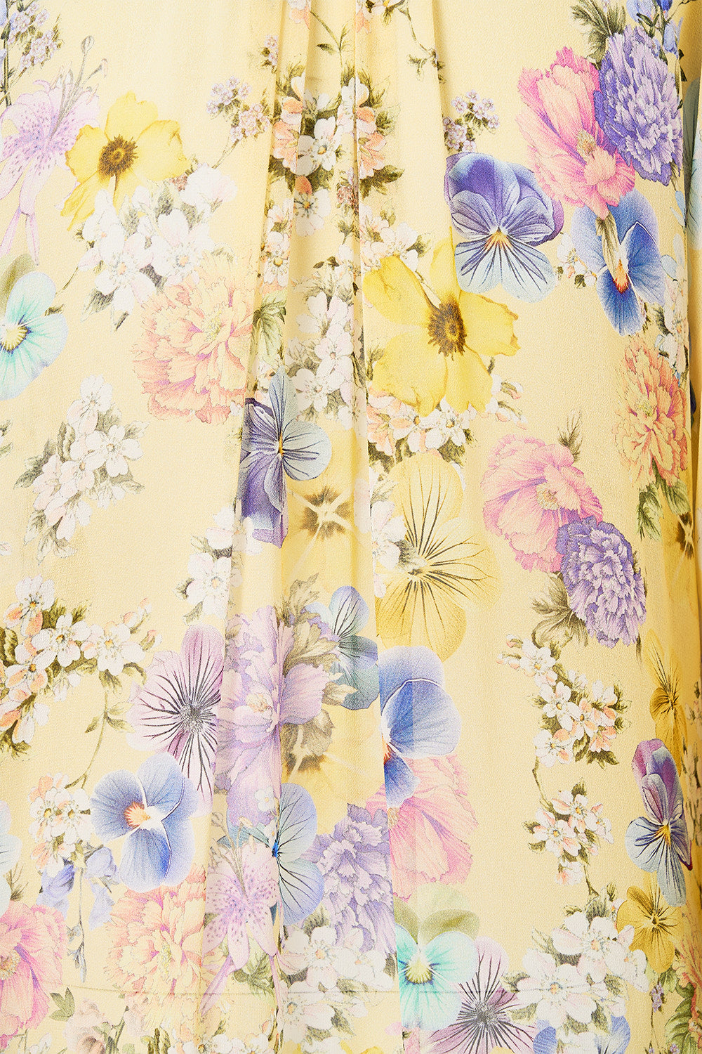 RUFFLE HIGH LOW DRESS WITH LONG SLEEVE DARLING BUDS