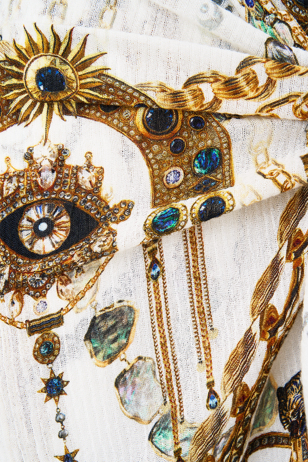 TIE FRONT SKIRT CHAIN GANG