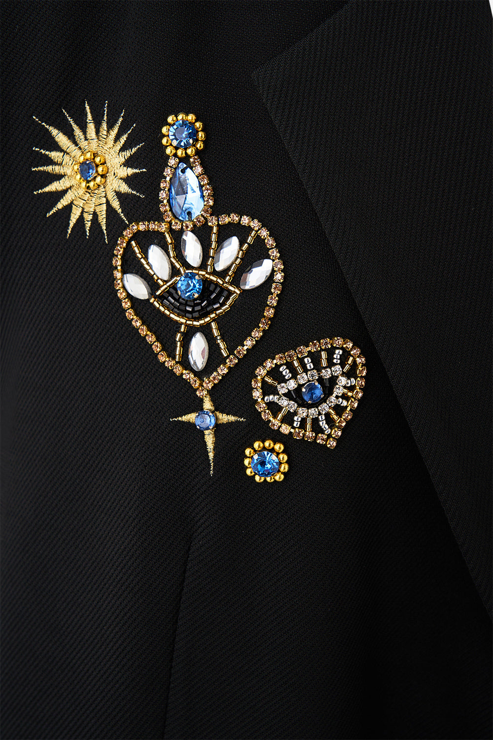 TAILORED SLEEVELESS VEST AMULETS AND ALCHEMY